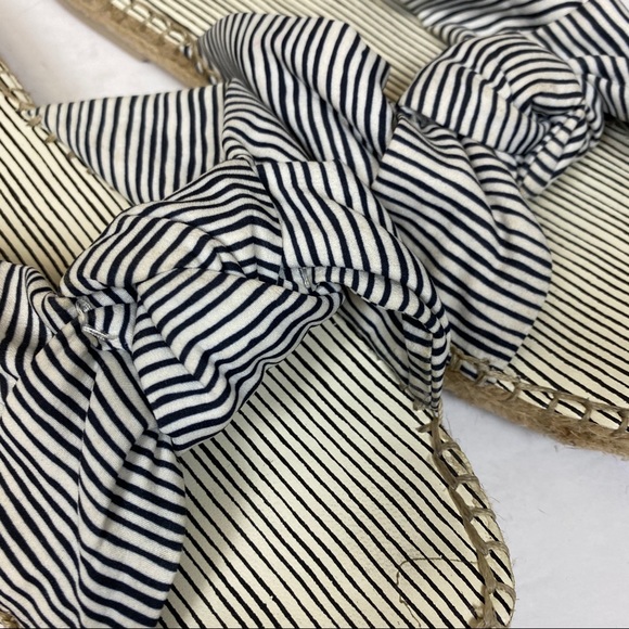 Dolce vita railroad stripe knot slide sandals blue - Picture 2 of 4